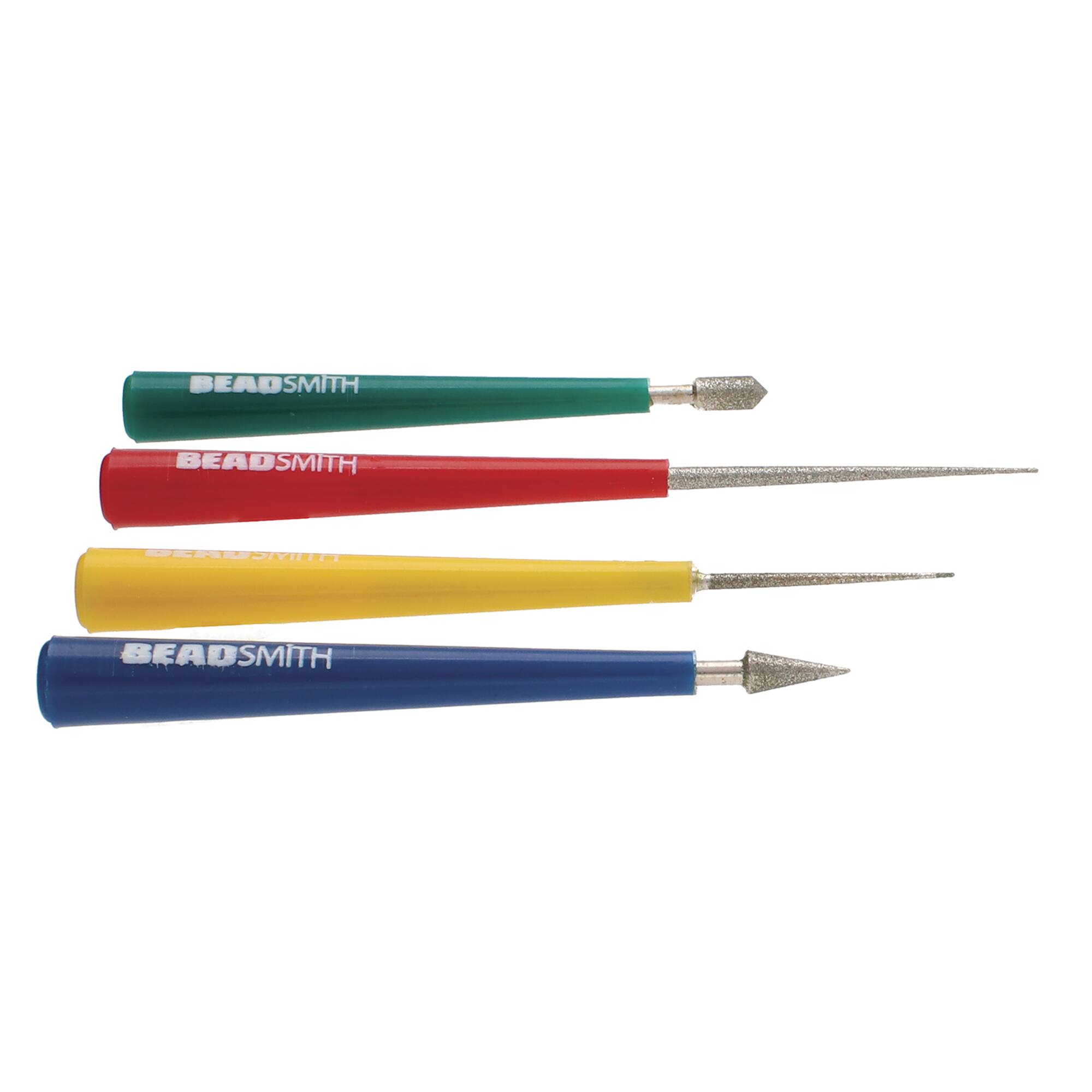 The Beadsmith® 4 Piece Bead Reamer Set